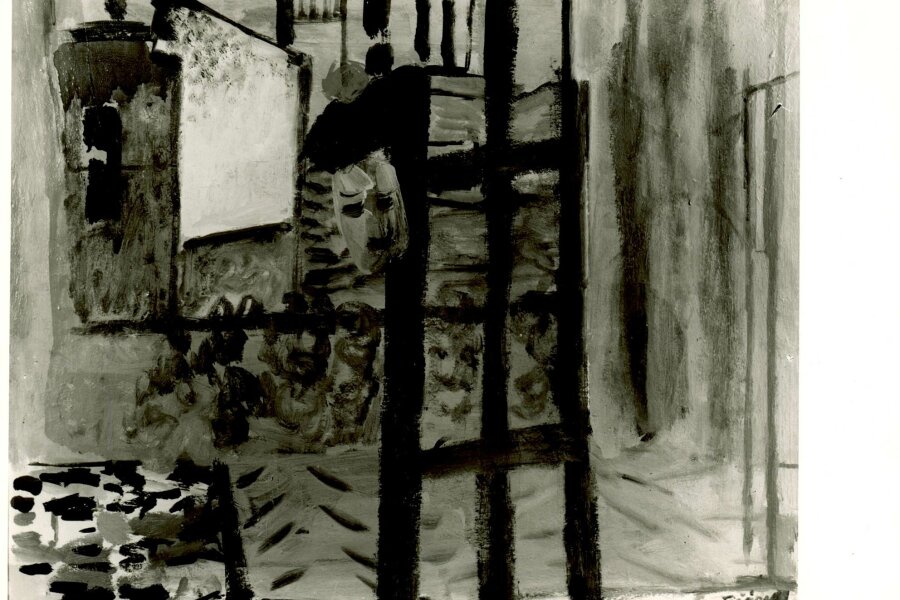 Alois Fišárek, Okno do dvora, 1936; dílo nebylo vystaveno